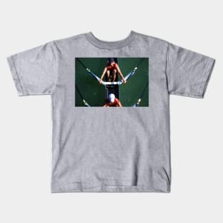 Aerial View of Rowers Kids T-Shirt